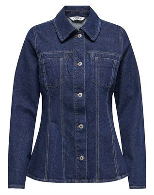 Elle Fitted Denim Jakke